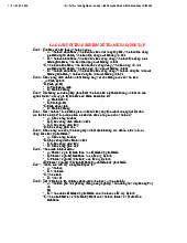 Trắc nghiệm có đáp án môn Văn hiến Việt Nam| Trường Đại học Văn Hiến