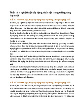 Phân tích nghệ thuật xây dựng nhân vật trong Giăng sáng hay nhất - Ngữ văn 11