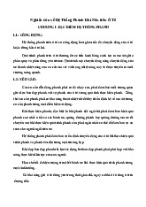 Nghiên cứu về Hệ Thống Phanh Khí Nén trên Ô Tô - CHƯƠNG 1 | Môn Thiết Kế Hướng Đối Tượng - Đại Học Kinh Doanh Và Công Nghệ Hà Nội