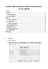 Java to SQL Server Connection Guide EN: Steps and Implementation | Môn Principle of database management - Trường Đại học Quốc tế, Đại học Quốc gia Thành phố Hồ Chí Minh