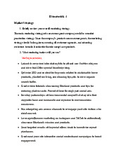 Market Strategy Homework 4: Tactics for Eco-Friendly Products | Lập kế hoạch kinh doanh | Trường Đại học Kiến trúc Đà Nẵng