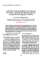 Tài liệu tham khảo về kiểm soát quyền lập pháp | Trường Đại học Luật, Đại học Quốc gia Hà Nội