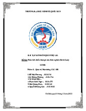 Phân tích chiến lược giá của thương hiệu Dutch Lady | Bài tập lớn môn Quản trị nhân lực