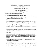 Đề cương môn Luật hành chính - Trường Đại học lao động -  xã hội