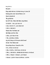 Bảng đổi đơn vị - Tài liệu tổng hợp