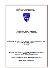 Đồ án môn học:  Phân Tích và Thiết Kế Hệ Thống IQ Math | Môn Phân tích hệ thống - Trường Đại học Khoa học, Đại học Huế