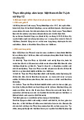 Thực dân pháp xâm lược Việt Nam nhằm? Lịch sử lớp 12