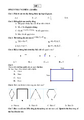 Đề tham khảo cuối kỳ 1 Toán 6 năm 2025 – 2026 trường THCS Đông Thạnh – TP HCM