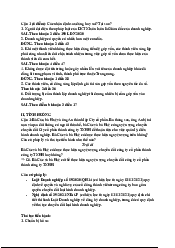 Bài tập tình huống - Luật Thương mại quốc tế | Trường Đại học Luật, Đại học Quốc gia Hà Nội