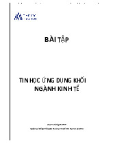 Bài tập môn quản trị học –Trường Đại học Hoa Sen