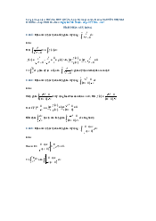 Bài tập Tích phân suy rộng | Giải tích 1 | Đại học Bách Khoa Hà Nội