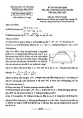 Đề tuyển sinh lớp 10 môn Toán (vòng 2) năm 2025 – 2026 trường chuyên ĐH Vinh – Nghệ An