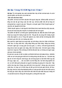 Soạn bài Viết bài nghị luận về vai trò của văn học đối với tuổi trẻ | Ngữ văn 12 Cánh diều (Tập 1)