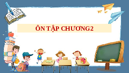Giáo án điện tử Khoa học tự nhiên 6 Kết nối tri thức : Ôn tập chương 2