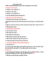 Bộ câu hỏi trắc nghiệm có đáp án ôn tập môn Kinh tế vĩ mô | Trường Đại học Kinh Tế Quốc Dân