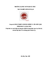 Phân tích các cách tiếp cận trong phát triển chương trình giáo dục | Môn Phát triển chương trình giáo dục - Đại học Sư phạm Hà Nội 2