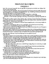 Đề cương tự luận môn Pháp luật đại cương | Đại học Nội Vụ Hà Nội