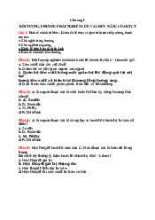 Trắc nghiệm chương I  học phần Kinh tế chính trị | Đại Học Hà Nội