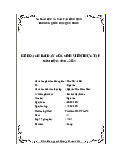 Kế hoạch bài dạy - Dẫn luận ngôn ngữ & Thực hành tiếng Việt | Trường Đại học Quy Nhơn