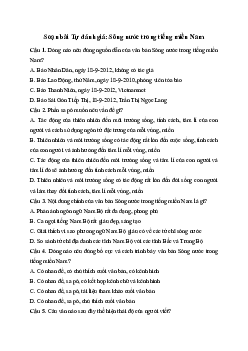 Soạn bài Tự đánh giá: Sông nước trong tiếng miền Nam | Văn 11 Cánh diều