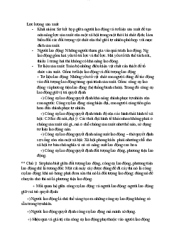 Lý thuyết về Lực lượng sản xuất học phần Triết học Mac-Lênin