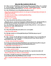 Tuyển tập trắc nghiệm điền ngắn - môn tư tưởng Hồ Chí Minh