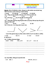 Bộ 10 Đề Kiểm Tra Học Kỳ 1 Toán 4 Năm 2025-2026 Có Đáp Án