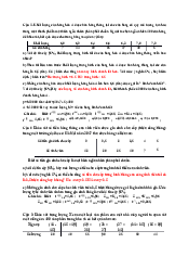 Bài tập tổng hợp phần Xác suất thống kê | Học viện Chính sách và Phát triển