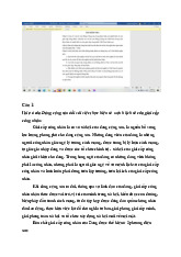 Vai trò của Đảng Cộng sản trong sự nghiệp xây dựng chủ nghĩa xã hội | Môn Quản lí công - Học viện Hành chính Quốc gia