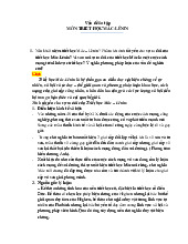 Vấn đề ôn tập Triết học - Triết học Mác - Lênin | Đại học Mở Hà Nội