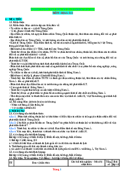 Nội dung ôn tập Địa Lí 11 Học kỳ 2 năm học 2022-2023