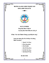 Các vấn đề kinh tế trong quản lí đầu tư công | Môn Kinh tế đầu tư - Đại học Kinh Tế Quốc Dân