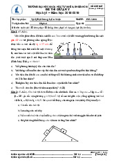 Đề thi giữa HKI học phần Vật lý đại cương 1 năm 2024 - 2025 | Trường Đại học Khoa học tự nhiên, Đại học Quốc gia Thành phố Hồ Chí Minh