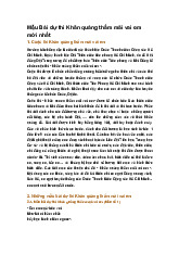 Mẫu Bài dự thi Khăn quàng thắm mãi vai em mới nhất