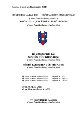 Đề cương đề tài nghiên cứu khoa học