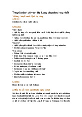 Thuyết minh về vịnh Hạ Long chọn lọc hay nhất