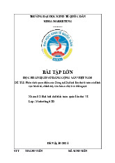 Phân tích quan điểm của Đảng tại Đại hội lần thứ 6 trên các lĩnh vực kinh tế, chính trị, văn hóa-xã hội và đối ngoại | Bài tập lớn môn Lịch sử đảng cộng sản Việt Nam