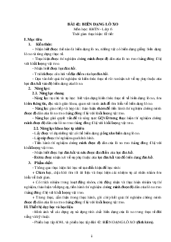 Giáo án Khoa học tự nhiên 6 sách Kết nối tri thức với cuộc sống Bài 42
