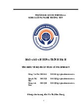 Tìm hiểu về bộ phân tích cú pháp Bison | Bài báo cáo học phần Chương trình dịch | Trường Đại học Phenikaa