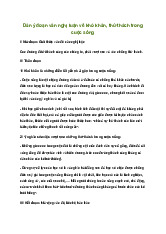 Đoạn văn nghị luận về đời người là cuộc hành trình vượt qua những thử thách | Ngữ Văn 12