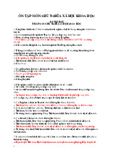 Đề cương môn Chủ nghĩa xã hội khoa học  - trường đại học kinh tế thành phố Hồ chí minh