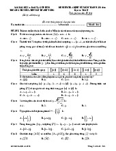 Đề kiểm tra định kỳ môn Toán năm 2025 trường Lê Thánh Tông – TP HCM có đáp án