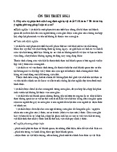 Ôn Thi Triết Học Học Kỳ 1 | Triết học Mác - Lênin | Đại học Nông Lâm Thành phố Hồ Chí Minh