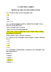 Đề cương môn Chủ nghĩa xã hội khoa học  - trường đại học mở thành phố Hồ chí minh.