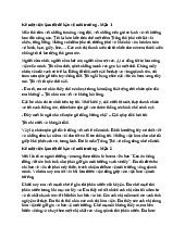 Kể một việc làm tốt của em hoặc những người xung quanh để bảo vệ môi trường | Tập làm văn 5 Kết nối tri thức