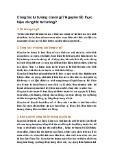 Công tác tư tưởng của là gì? Nguyên tắc thực hiện công tác tư tưởng?