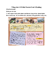 Giải SGK Tiếng Anh 12 Global Success Unit 5 Reading