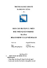 Báo Cáo - Môn quản trị học - Đại Học Kinh Tế - Đại học Đà Nẵng