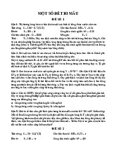 Đề số 1, 2, 4, 5 Môn Vĩ mô 2 | Đại học Ngoại Thương