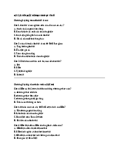 BỘ CÂU HỎI TRẮC NGHIỆM KINH TẾ VĨ MÔ